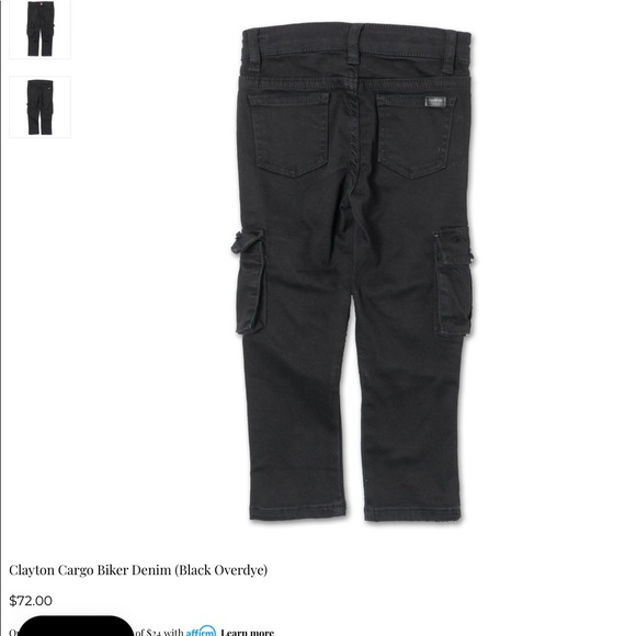 Boys cargo pants - Picture 2 of 2